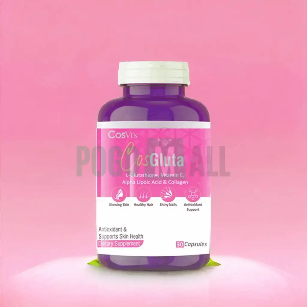 COSVT L Glutathione 500mg + Vitamin C – Skin Whitening & Antioxidant Supplement