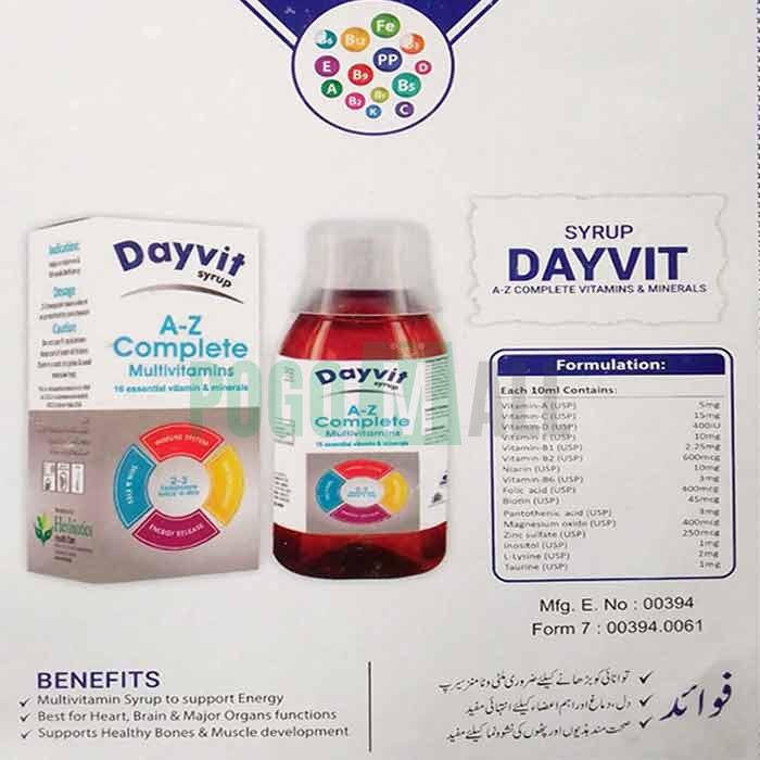 Dayvit Syrup A-Z Complete Multivitamins