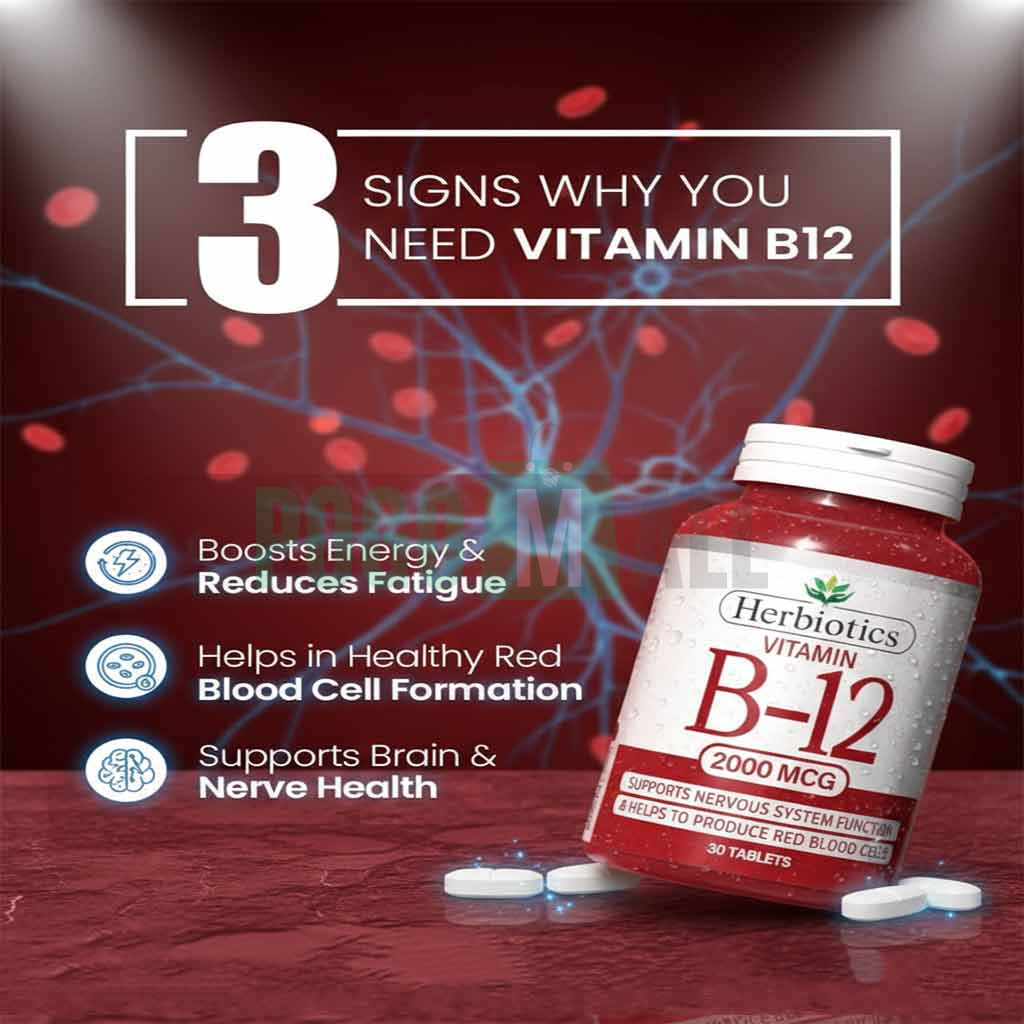 Herbiotics Vitamin B-12 2000