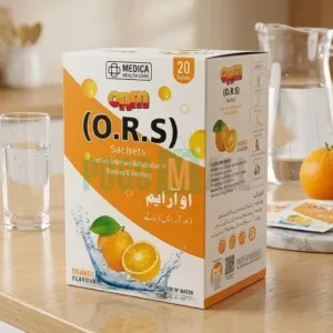 ORM ORS Pakistan | Instant Rehydration & Fast Relief Formula (20 Sachets Pack)