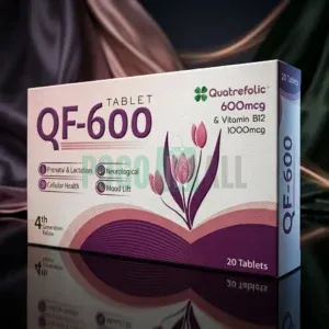 QF 600 Tablet | Advanced Folate & Vitamin B12 Supplement