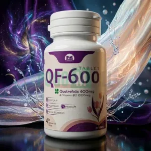 QF-600 Tablet | Advanced Folate & Vitamin B12 Supplement