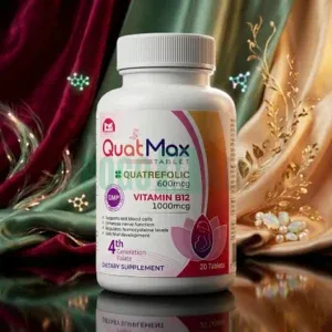 QuatMax Tablet | Advanced 4th Gen Folate & Vitamin B12
