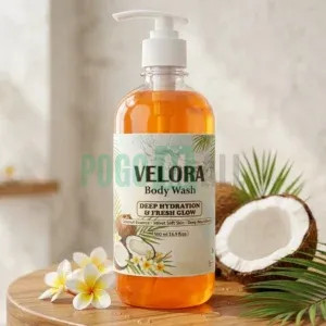 Velora Coconut Body Wash: Best Hydrating Daily Cleanser