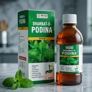 Sharbat-e-Podina Syrup | Best Herbal Digestant for Acidity