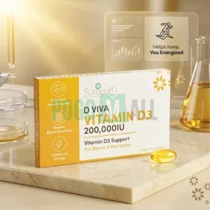 D Viva Vitamin D3 | Best High-Potency 200,000IU Softgel Capsule