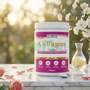 Collagen Powder | for Radiant Skin, Strong Hair & Healthy Joints, 300gm | MEDICA HEALTH CARE
