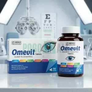 Omevit (Lutein & Zeaxanthin) Eye Health Tablets for Vision Support – 30 Tablets