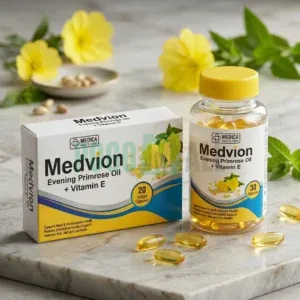 Medvion Vitamin E 400IU Softgel Capsules - 30 Caps for Skin, Hair & Heart Health