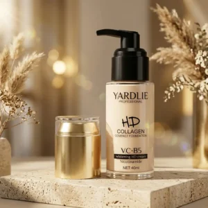 Yardlie Professional HD Collagen Compact Foundation VC·B5 Whitening HD Cream 40ml