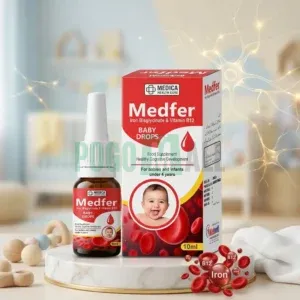 Medfer Iron Bisglycinate & Vitamin B12 Baby Drops | MEDICA HEALTH CARE