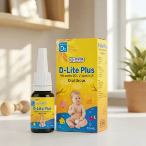 D-Lite Plus Vitamin D3, Vitamin A Oral Drops 10ML | MEDICA HEALTH CARE
