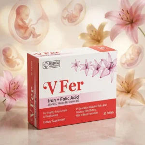 VFer Prenatal Vitamins for Healthy Fetal Growth & Development – 30 Tablets