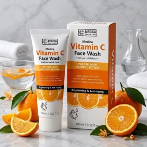 Medica Health Care Vitamin C Face Wash – Brightening & Anti-Aging (100ml)