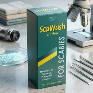 ScaWash Scabies Treatment Lotion – Clinical Strength 100ml