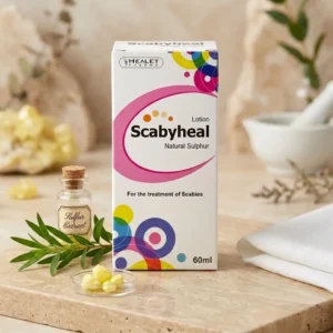 Scabyheal Lotion 60ml – Natural Scabies Treatment by HEALET PHARMA