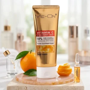 ME-ON Face Wash with Vitamin C & Hyaluronic Acid, 100ml