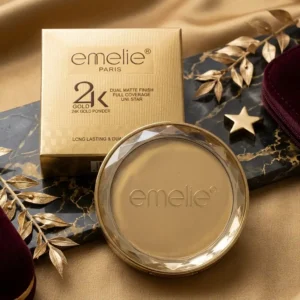 emelie PARIS 2K Gold 24K Gold Powder – Flawless Dual Matte Finish