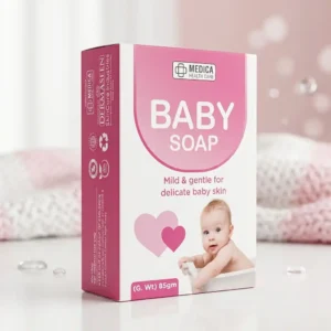 Baby Soap 85gm for Sensitive Skin | Medica Health Care Gentle