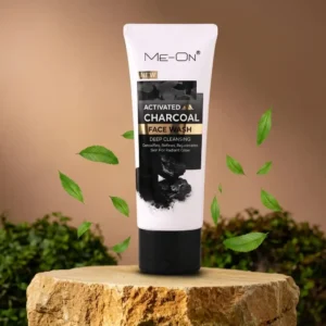 ME-ON ACTIVATED CHARCOAL FACE WASH – Deep Cleansing & Detoxifying