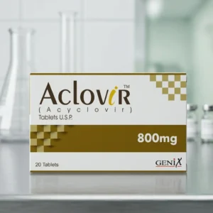 AcloviR (Acyclovir) 800mg Tablets – 20 Tablets by GENIX