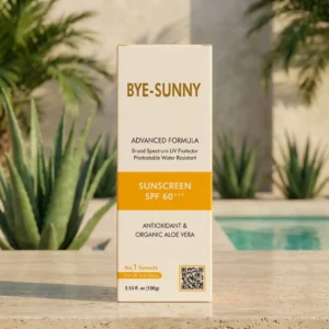 BYE-SUNNY Sunscreen SPF 60+++ Broad Spectrum Water Resistant
