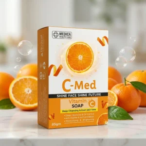 C-Med Vitamin C Soap – Deep Cleansing & Brightening (85gm)