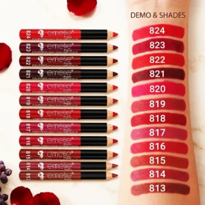 Emelie Paris Matte Lip & Eye Pencil – Dual Use Waterproof Formula