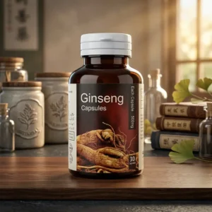 Ginseng Capsules 500mg – Energy & Vitality Supplement