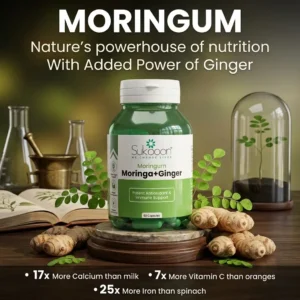 Moringum Moringa+Ginger Herbal Nutritional Supplement – 60 Capsules