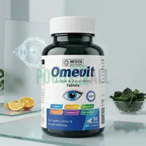 Omevit (Lutein & Zeaxanthin) Eye Health Tablets for Vision Support – 30 Tablets