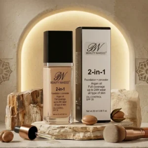 Beauty Nakeed 2-in-1 Foundation + Concealer with Argan Oil & SPF 35