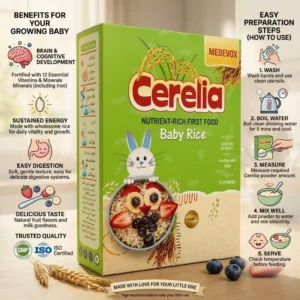 Cerelia Baby Rice Cereal Nutrient-Rich First Food