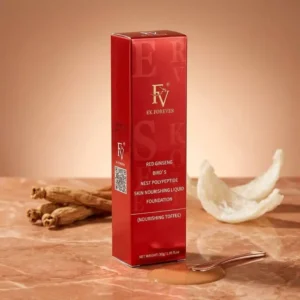 EK FOREVER Red Ginseng Bird’s Nest Polypeptide Skin Nourishing Liquid Foundation (Nourishing Toffee)