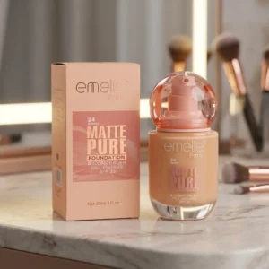 Emelie Paris 24 Hours Matte Pure Full Coverage Foundation & Concealer SPF 20