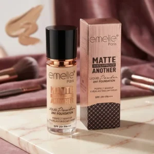 Emelie Paris Matte Waterproof Another Liquid Powder 2IN1 Foundation SPF 25+ PA+++