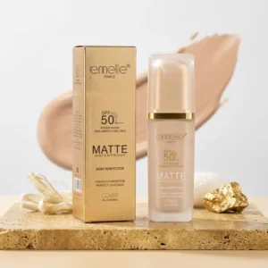 Emelie Paris Matte Waterproof Liquid Foundation SPF 50 PA+++