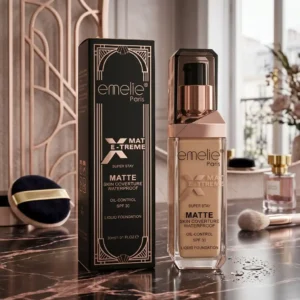 Emelie Paris X Mat E-Treme Super Stay Matte Liquid Foundation SPF 30