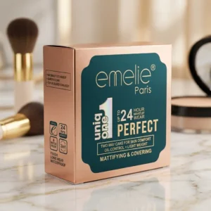 Emelie Uniq One Perfect 24H Hour Makeup Wear Mattifying & Covering Face Powder