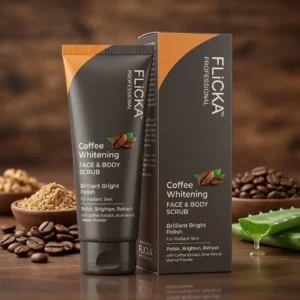 FLICKA PROFESSIONAL Coffee Whitening Face & Body Scrub