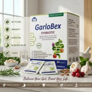 GarloBex Synbiotic Sachets - Digestive & Immunity Support (10 Sachets)