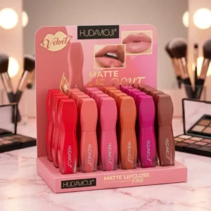 HUDAMOJI® Velvet Matte Lip Pout Lipgloss – Vibrant Shades