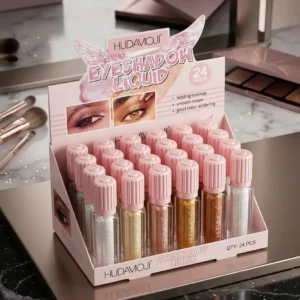 HUDAVOJI Shimmer Liquid Eyeshadow – 24 Hour Long-Lasting