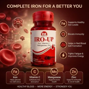 Iro-Up Dietary Supplement Tablets by Medevox