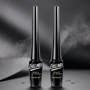 Kiss Beauty Matte Waterproof Eyeliner – Ultra Black 24H Wear