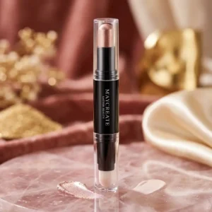 M’AYCREATE Double-Ended Highlighter Stick – Rose Gold Glow