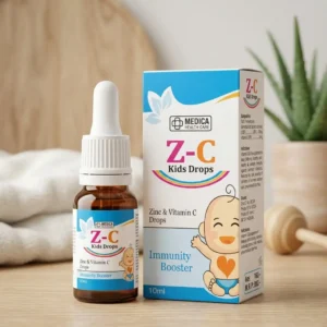 Medica Z-C Kids Drops – Zinc & Vitamin C Immunity Booster (10ml)