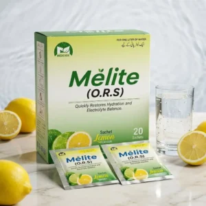 Mělite (O.R.S.) Oral Rehydration Salt Lemon Flavour - 20 Sachets