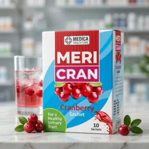 MERI CRAN Cranberry Sachet 250mg – 10 Sachets