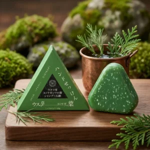 NISHIKIGOI Usma Grass & Thuja Leaf Soap Bar, 120g